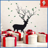 Custom Christmas Deer PVC Vinyl Wall Sticker Decoration (SM070083)