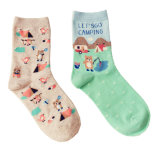 Women's Cotton Crew Stockings Socks (KA011)