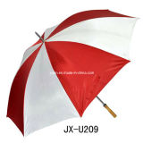Red and White Golf Umbrella (JX-U209)