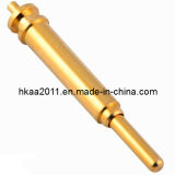 Custom Brass Gold Plated Pogo Pin Connector, Test Pogo Pin, Spring Loaded Pogo Pin