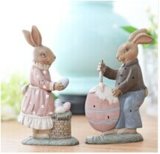 Polyresin Rabbit Easter Day Resin Rabbit Festival Gifts