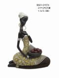 Resin African Lady Figurine