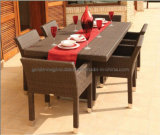 Outdoor Used Cane Furniture Garden Dining Table (FP0091)