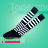Ladies Fashion Striped Knee Over Socks (WKA0004)