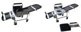 Fully Reclining Stainless Steel Commode &Shower Wheelchair (C3SS)