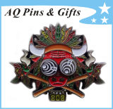 Metal Badge Pin with Soft Enamel Badge (badge-023)