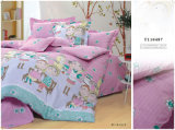 100% Cotton Cartoon Printed Children Use Bedding Set (T110487)