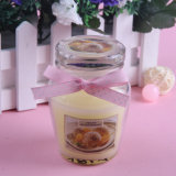 Art Style Scented Glass Candle (HD-GBL-017)