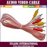 Transparent Copper Color Audio-Video Cable