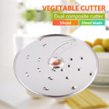 Stainless Steel Vegetable Slicing and Shredding Disc