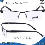 Half Optic Metal Frame Eyewear for Middle Aged Man (mm15112)