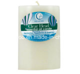 Clear Head Small Pillar Candle