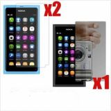 Clear Screen Protector + Mirror Screen Protector for N9 Phone