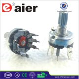 Alpha 5pin Types of Potentiometer with Knurled Shaft Switch Function