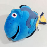 30cm Blue Stuffed Fish Plush Aniaml Toys