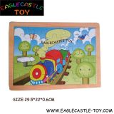 Wooden Train Jigsaw Puzzle Toy (CXT13963)