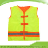 Neon Yellow Reflective Children Safety Vest with Velcro Closure