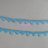 Fashion Light Blue Small Flower Chemical Lace for Dress