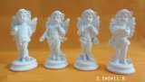Home Decoration Four Polyresin Baby Angel Sculpture