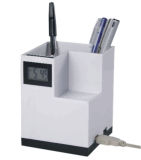 Clock USB HUB with Pen Holder (WW-2799)