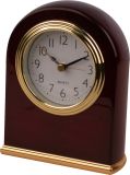 Gold Chrome Wooden Alarm Clock