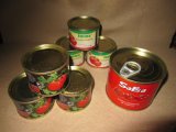 Chinese Food Tomato Paste 210g Canned with Easy Open Lid