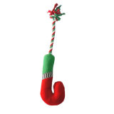 Plush Christmas Walking Stick Toy, Pet Toy