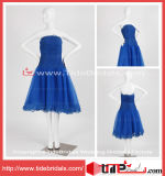 Gorgerous Royal Blue Party Dress Lace Tea-Length Prom Dress (TC08086)