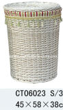 White Willow Laundry Basket(CT06023)