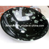 Chinese Granite Chrysanthemum Black of Washing Basin, Sink, Vanity Top and Counertop (DES-S06)