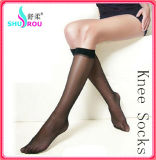 Fashion Sexy 15D 20d Transprent Hosiery Knee Highs Silk School Socks Stockings Tights Pantyhose (SR-1097)