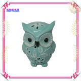 Ceramic Hollow Decorative Lantern Owl Statue Decorations