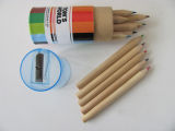 Colorful Wooden Pencil with Sharpener
