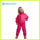 Eco-Friendly Waterproof Kids' PU Raincoat