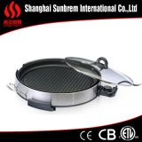 Stainless Steel Body Nonstick Cookware Electric BBQ Grill