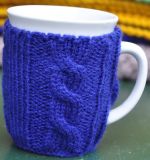 Knitted Cup Cozy Knit Mug Cozy Coffee Cozy Sleev