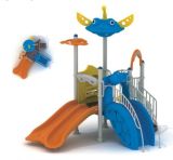 2014 Hot Selling Outdoor Playground Slide with GS and TUV Certificate (QQ12021-1)