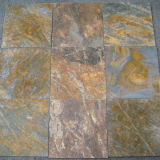 Rusty Slate Flooring Tiles with Honed Finishing
