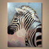 Zebra Animal Oil Painting for Hotel Decor