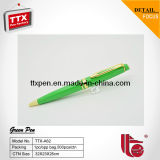 Green Pen with Golden Parts
