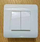 Hot Sale French Type 2 Gang 1 Way Wall Switch