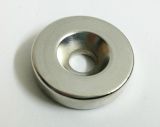 Rare Earth Neodymium NdFeB Magnets with Countersunk Hole D40*10