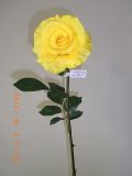 Artificial Yellow Rose Stem