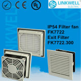 China Fast Installation Easy Connection Fan Ventilator with Micro Fiber Filter Pad for Power Distribution Control Panel Board (FK7722)