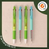 Three Color Cosmetic Erasable Click Ball Pen