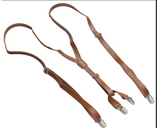 Leather Suspenders Belts