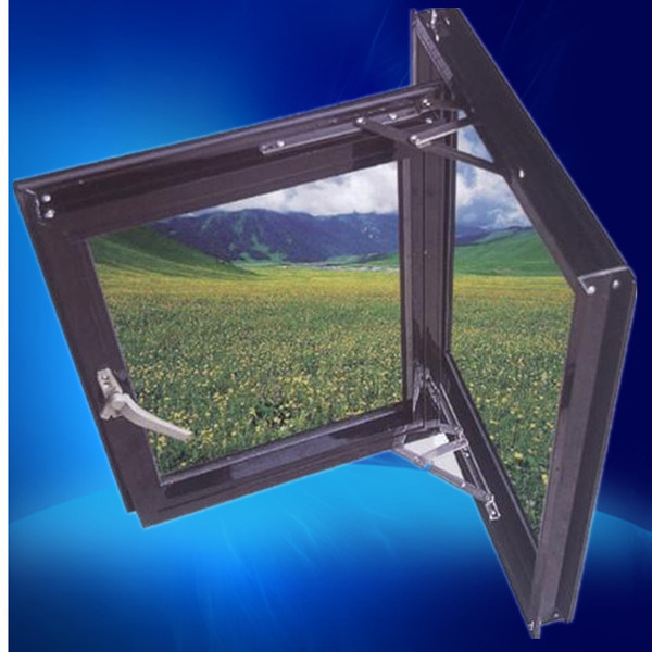 Non Thermal Break Single Glass Aluminum Outward Window