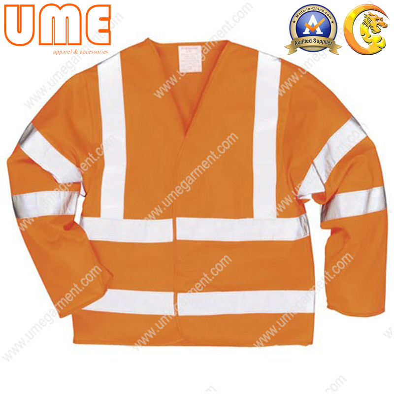 Hi-Vis Jacket with PU Coating and En343 En471 (UHVJ11)