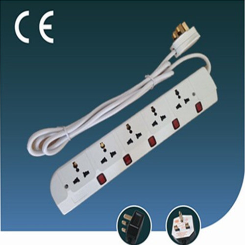 Outlet Universal Extension Socket with Individual Switch