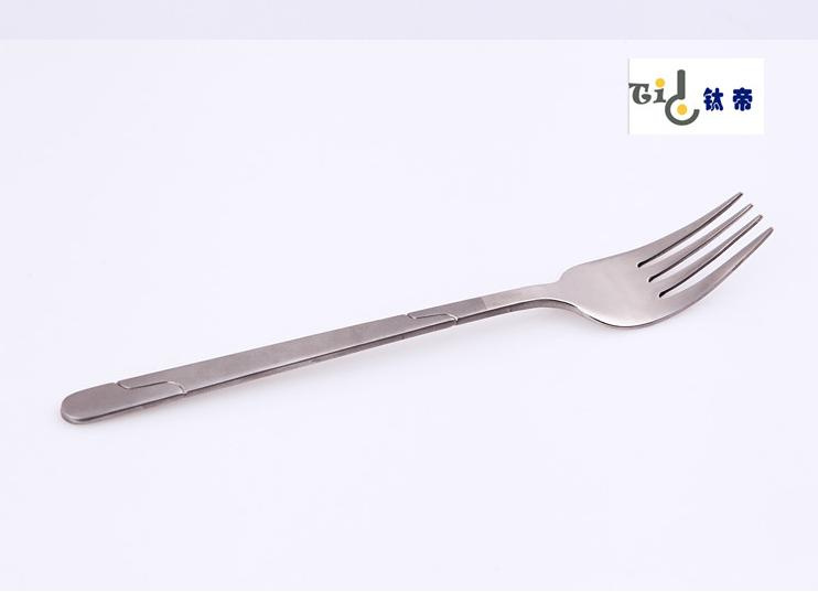 Tidi Ultralight Titanium Fork Titanium Tableware